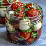 Mason Jar Caprese Salad