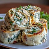 Turkey Cheese Spinach Pinwheels