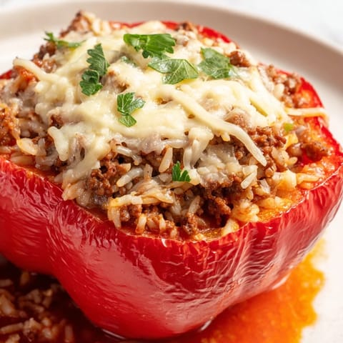 Stuffed Bell Peppers Mediterranean