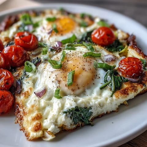 Enjoy this fluffy High-Protein Sheet Pan Eggs meal prep, adorned with fresh chives.
