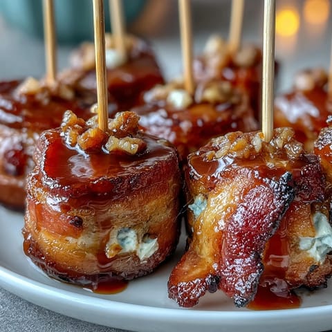 Crisp apple chunks dipped in vibrant red candy coating, perfect for festive bite-sized treats.  