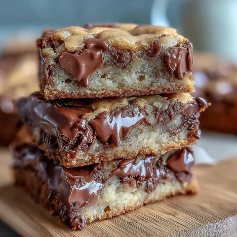 Cadbury Egg Blondies with White Chocolate Drizzle: chewy golden bars studded with Cadbury Mini Eggs and finished with a glossy white chocolate drizzle.