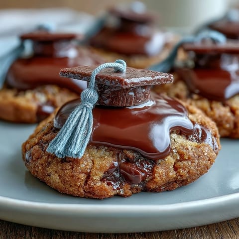 Easy Graduation Cap Cookies