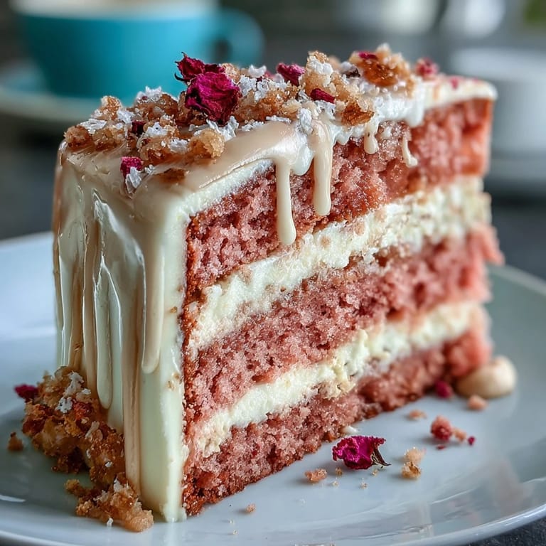 A festive Bridal Shower Rosé Velvet Cake, ready to delight with its delicate rosé flavor.