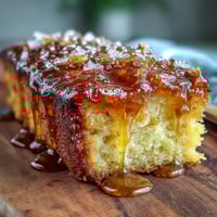 Lemon drizzle loaf cake with tangy glaze, moist and zesty, perfect for afternoon tea or dessert.  